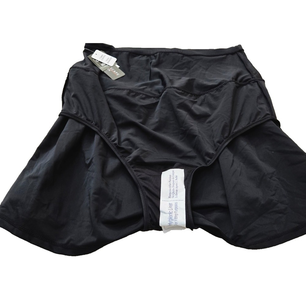 Island EscapeTummy Control Swimskirt Women's 18W Black NWT - Picture 7 of 11